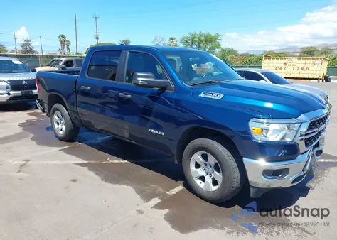 2023 Ram 1500 Big Horn 4X2 5'7 Box из США, поврежденный, VIN 1C6RREFG4PN560106